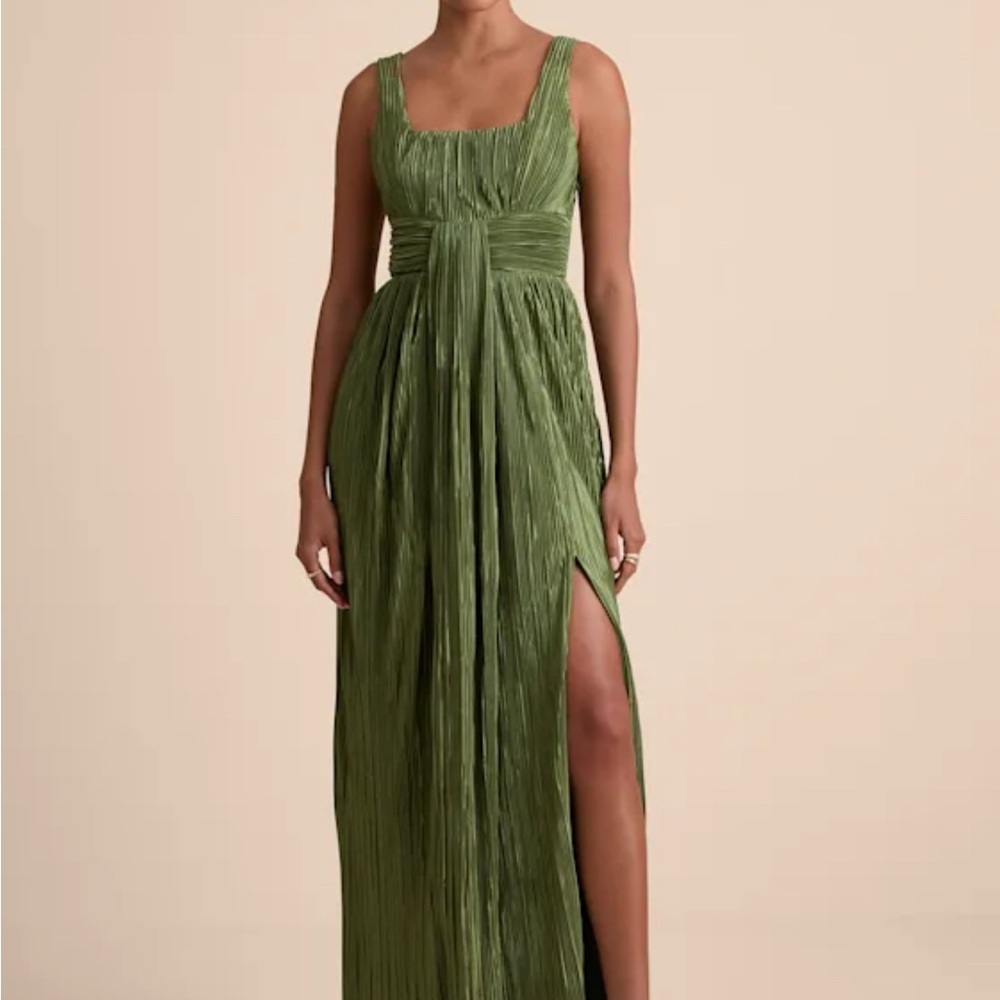 Lulu's Olive Green Maxi Dress